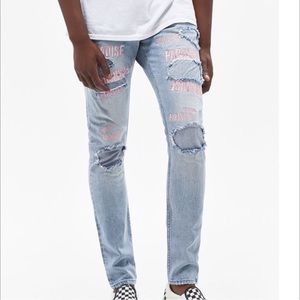 Pacsun Paradise Stacked Skinny comfort stretch jeans